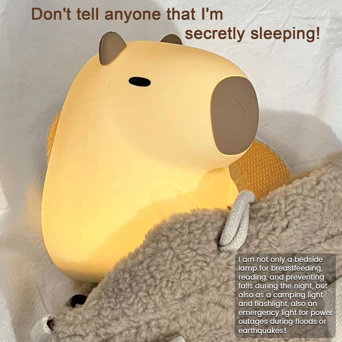 Cute Capybara Led Night Light