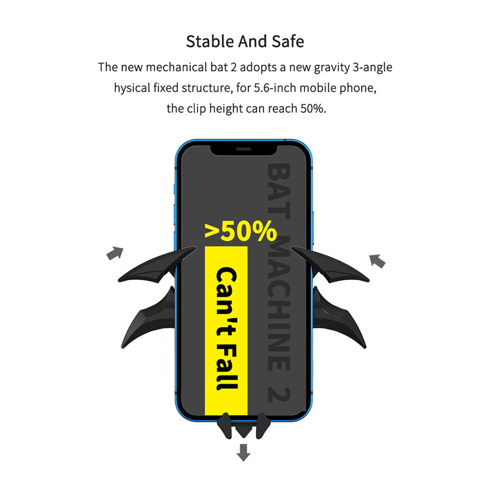 Bat Wings Car Phone Holder