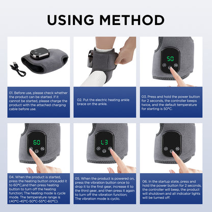 Wireless Heated Leg Massager 2pcs