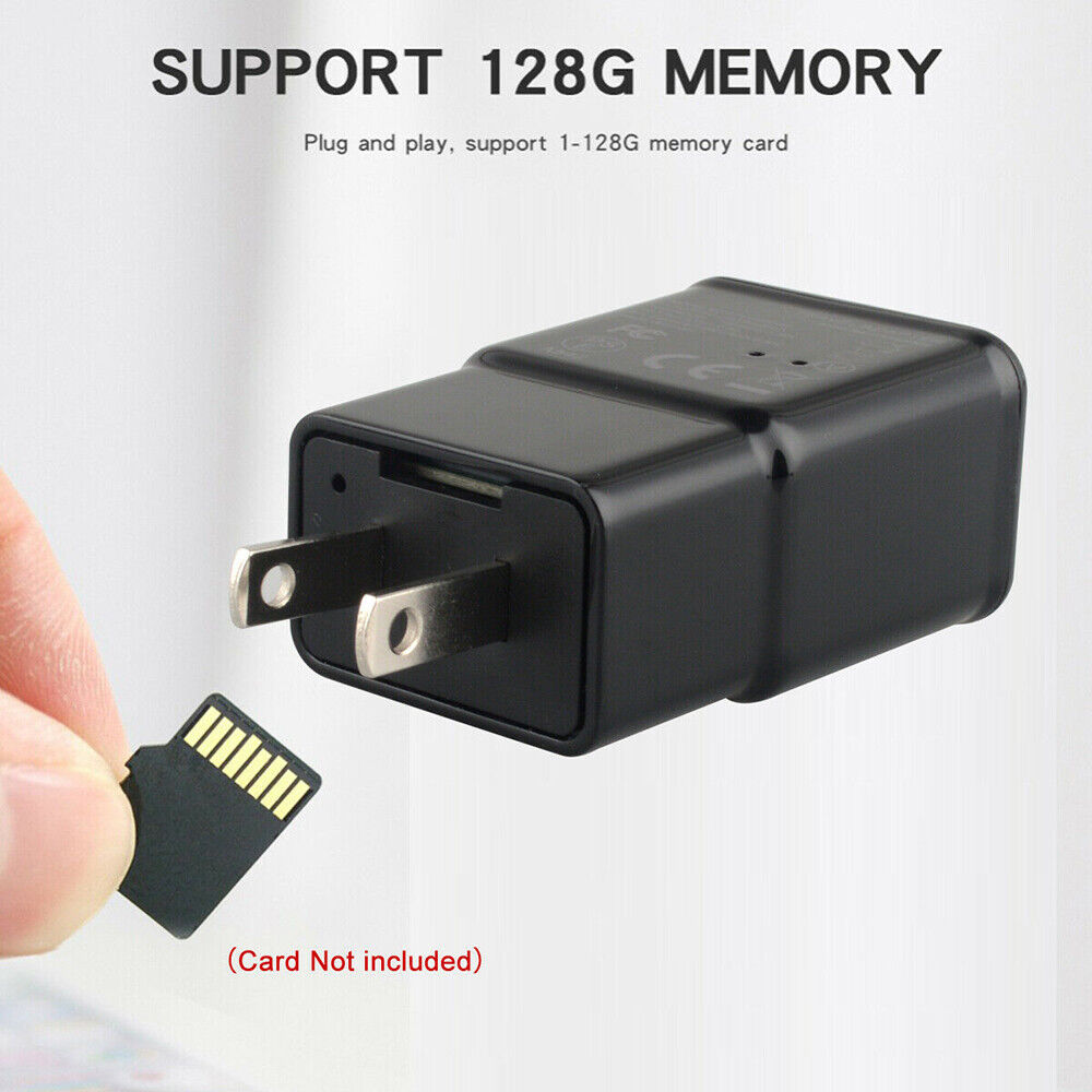1080P hidden WiFi USB Wall Charger Recorder