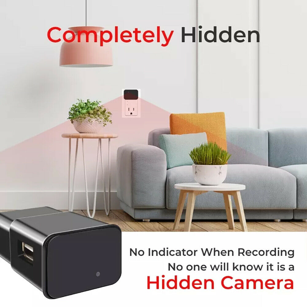 1080P hidden WiFi USB Wall Charger Recorder