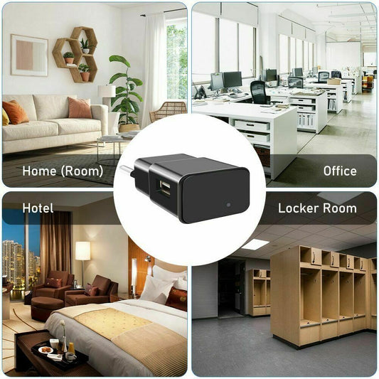 1080P hidden WiFi USB Wall Charger Recorder