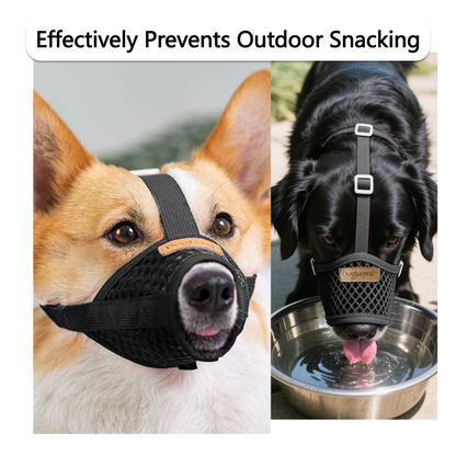 Basket Muzzle for Dogs, Prevents Biting Chewing Barking