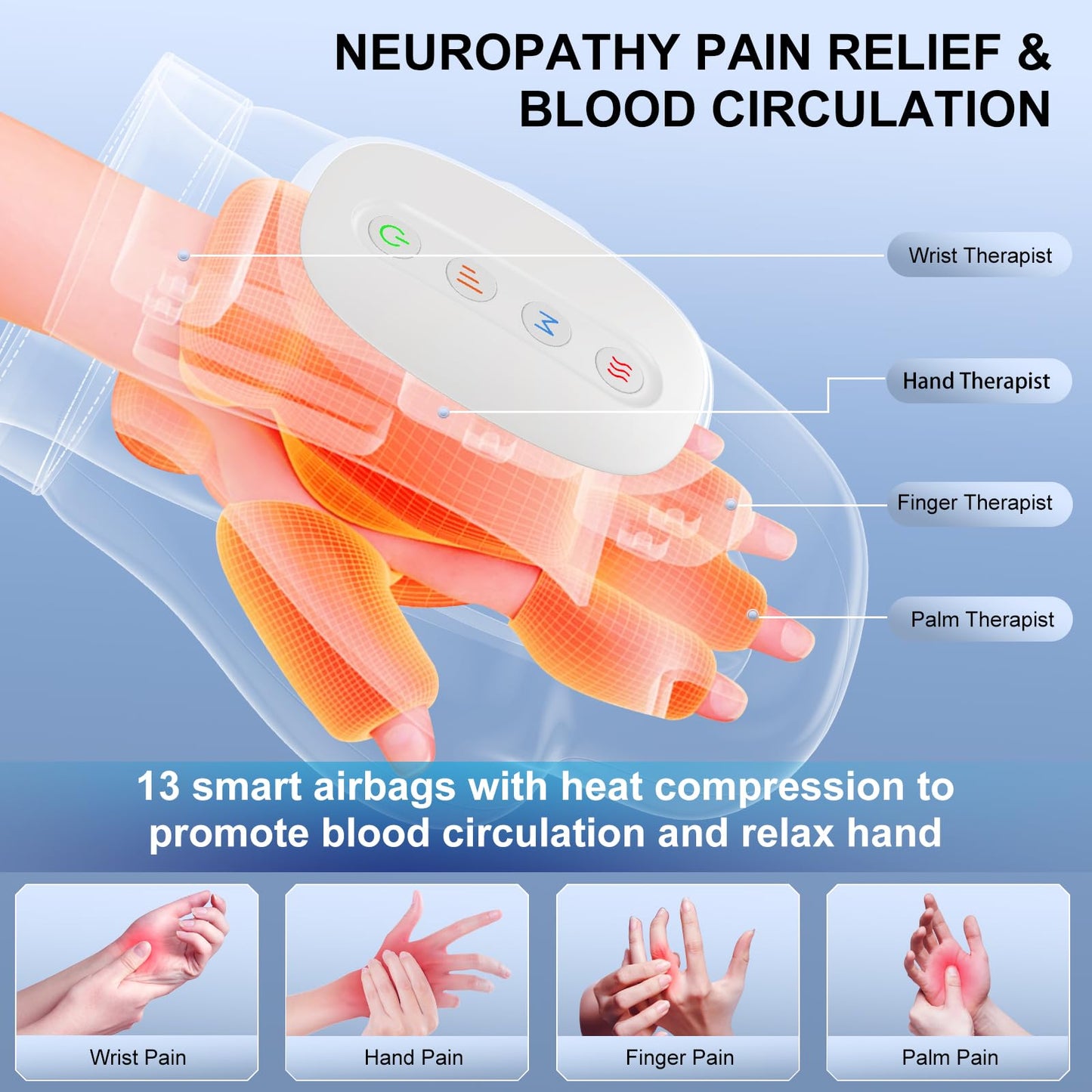 3-in-1 Hand Massager - Natural Hand Pain Relief