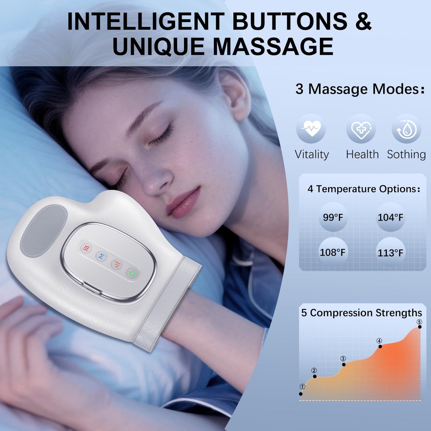 3-in-1 Hand Massager - Natural Hand Pain Relief